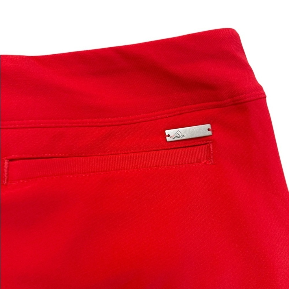 Adidas Women's L Pull On Stretch Bermuda Golf Shorts Salmon - Picture 6 of 17